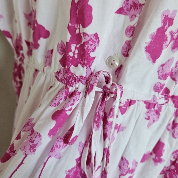 Tuckernuck Ro's Garden Pink Floral Jade Dress in Ines Magenta - Picture 7 of 14